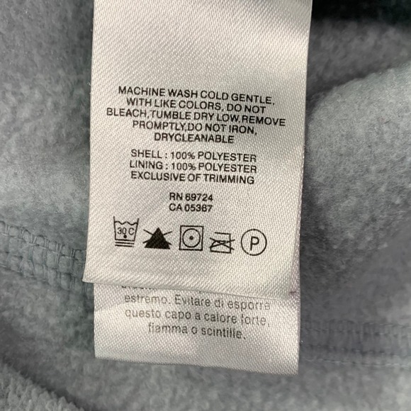 Columbia Soft Gray Full Zip Fleece Jacket Womens L Cozy Outdoor Layer Warm Light - Picture 5 of 8